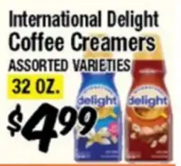 Western Beef International Delight Coffee Creamers offer