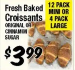 Western Beef Fresh Baked Croissants offer