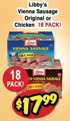 Western Beef Libby's Vienna Sausage Original or Chicken offer