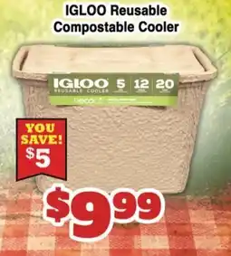 Western Beef IGLOO Reusable Compostable Cooler offer