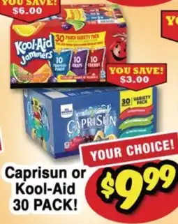 Western Beef Caprisun or Kool-Aid Jammers offer
