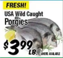 Western Beef USA Wild Caught Porgies offer