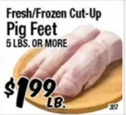 Western Beef Fresh/Frozen Cut-Up Pig Feet offer