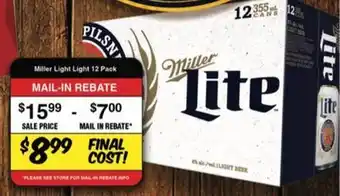 Western Beef Miller Light offer