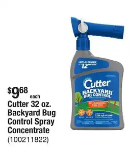 The Home Depot Cutter 32 oz. Backyard Bug Control Spray Concentrate offer