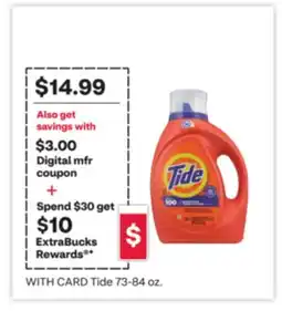 CVS Tide 73-84 oz offer