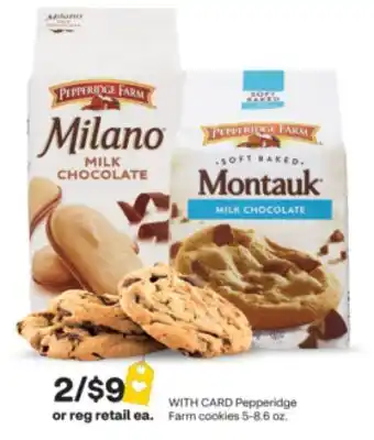 CVS Pepperidge Farm cookies 5-8.6 oz offer
