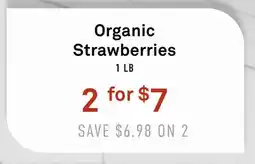 Standard Market Organic Strawberries offer
