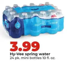 Hy-Vee Hy-Vee spring water offer