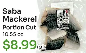 Saba Mackerel Portion Cut