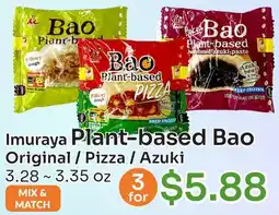 Tokyo Central Specialty Market Imuraya Plant-based Bao offer
