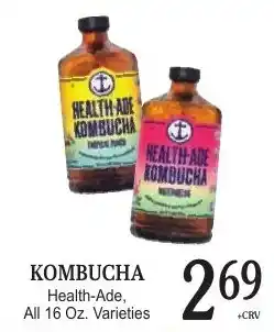 Lunardis Health-Ade Kombucha offer