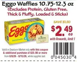 Dearborn Market Eggo Waffles offer