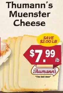 Dearborn Market Thumann's Muenster Cheese offer