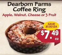 Dearborn Market Dearborn Farms Coffee Ring offer