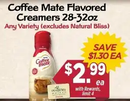 Dearborn Market Coffee Mate Flavored Creamers offer