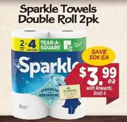Dearborn Market Sparkle Towels Double Roll 2pk offer