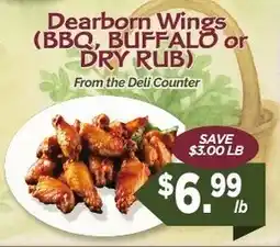 Dearborn Market Dearborn Wings offer