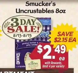 Dearborn Market Smucker's Uncrustables offer