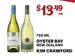 Price Cutter Oyster Bay New Zealand Kim Crawford offer