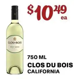 Price Cutter Clos Du Bois offer