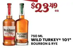 Price Cutter Wild Turkey 101° Bourbon & Rye offer