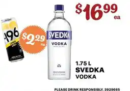 Price Cutter Svedka Vodka offer