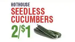 Circus Fruits HOthouse Seedless Cucumbers offer
