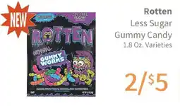 Akin's Natural Foods Rotten gummy candy offer