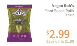Akin's Natural Foods Vegan Rob's Cauliflower Puffs offer
