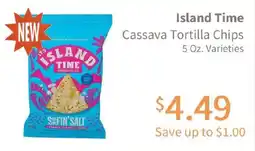 Akin's Natural Foods Island Time Cassava Tortilla Chips offer