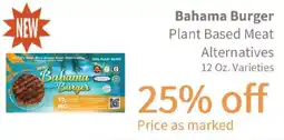 Akin's Natural Foods Bahama Burger Plant Based Meat Alternatives offer