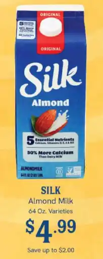 Akin's Natural Foods Silk Almond Milk offer
