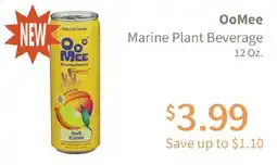 Akin's Natural Foods OoMee Marine Plant Beverage offer