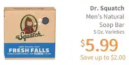 Akin's Natural Foods Dr. Squatch men's natural soap offer