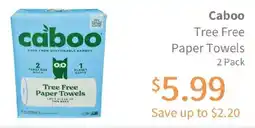Akin's Natural Foods Caboo tree free paper towels offer