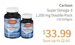 Akin's Natural Foods Carlson super omega-3 offer