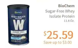 Akin's Natural Foods Biochem sugar-free whey isolate protein offer