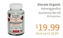 Akin's Natural Foods Elevate Organic Ashwagandha Gummies for All offer