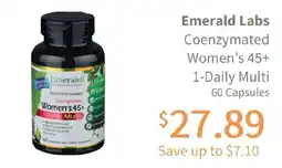Akin's Natural Foods Emerald Labs Coenzymated Women's 45+ 1-Daily Multi offer