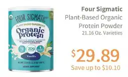 Akin's Natural Foods Four Sigmatic Plant-Based Organic Protein Powder offer