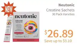 Akin's Natural Foods Neutonic creatine sachets offer