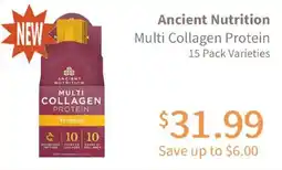 Akin's Natural Foods Ancient Nutrition Multi Collagen Protein offer