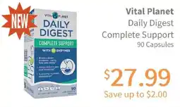 Akin's Natural Foods Vital Planet Daily Digest Complete Support offer