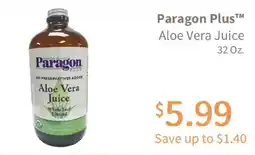 Akin's Natural Foods Paragon Plus Aloe Vera Juice offer