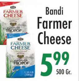 Garden Fresh Market Bandi Farmer Cheese offer