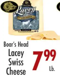 Garden Fresh Market Boar's Head Lacey Swiss Cheese offer