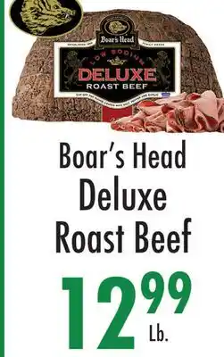 Garden Fresh Market Boar's Head Deluxe Roast Beef offer