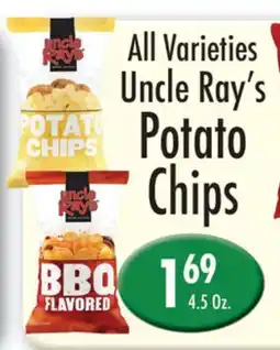 Garden Fresh Market All Varieties Uncle Ray's Potato Chips offer