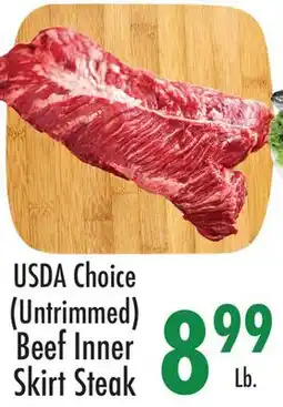 Garden Fresh Market USDA Choice (Untrimmed) Beef Inner Skirt Steak offer